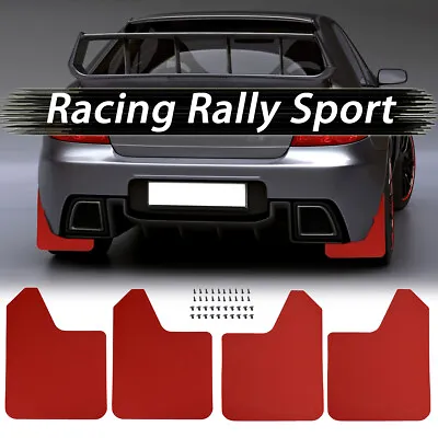 Red Mud Flaps Splash Guards Mudflap Mudguards For Subaru Impreza WRX STI Legacy • $30.93