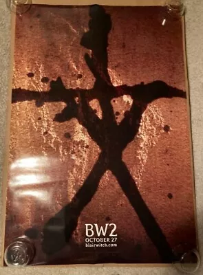 BLAIR WITCH PROJECT 2 ~ ADVANCE ORIGINAL D/S 2000 MOVIE POSTER 27x40 • $7.99