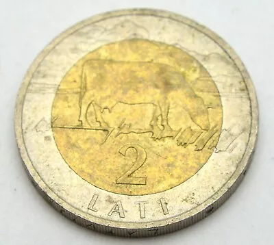 Latvia 2 Lati 1999 Old Coin • $15.26