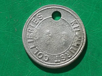 Kilnhurst Colliery Rotherham Alloy Embossed Pit Check Miners Coal Mining Token • £5.99