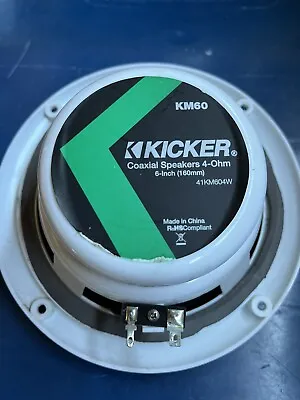 Kicker 41KM604W KM60 6 INCH 4 Ohm MARINE SPEAKER • $35