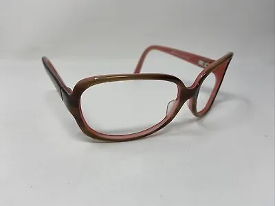 Maui Jim Mj 225-12 63/16/125 Brown Pink Japan Sunglasses Rainbow Falls Iu88 • $46