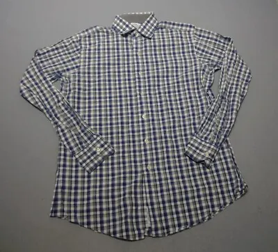 Brooks Brothers Mens Shirt 16  Collar Large Slim Fit Egyptian Cotton Made In USA • £19