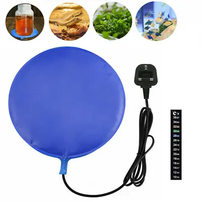 25W Fermentation Heating Pad Heat Mat Home Brew Beer Wine Making Tool Heater • £16.97