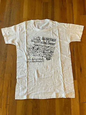 Rare! Original Vintage 60s Janis Joplin Big Brother Promo T-Shirt Med R Crumb SS • $299.95
