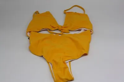 NEW! Zaful Bikini Medium Yellow Bathing Suit Summer • $12.98