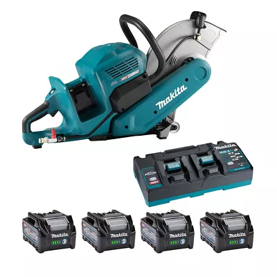 Makita CE001GT201-RB4X2 Twin 40v Max XGT Disc Cutter (4x2Ah) • £1531