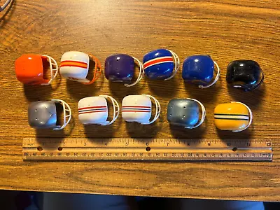 Lot Of 11 Vintage NFL Mini Football Helmets Gum Ball Vending Machine • $21.99