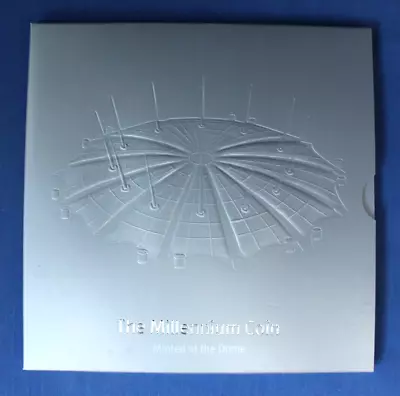 2000 Royal Mint £5 Crown Coin  Minted At The Millennium Dome  In Card Folder • £22.50