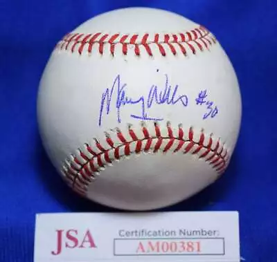 Maury Wills JSA Cert Autograph National League Signed Baseball 1 • $57