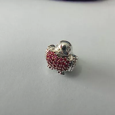 Pandora Silver Red Robin Charm UK Christmas S925 Gift   • £26