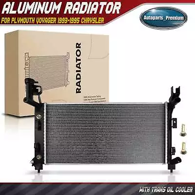 Auto Trans Radiator W/ Trans Oil Cooler For Plymouth Voyager 1993-1995 Chrysler • $133.99