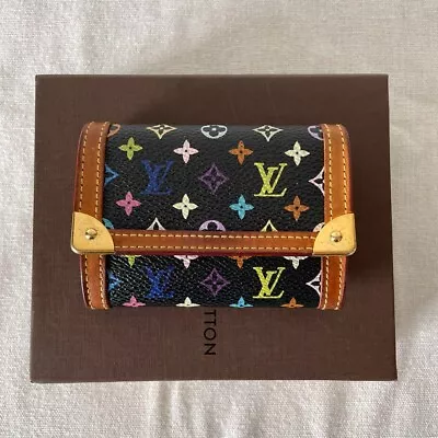 Louis Vuitton Takashi Murakami Portemonnaie Multicolor Coin Case • £253.31