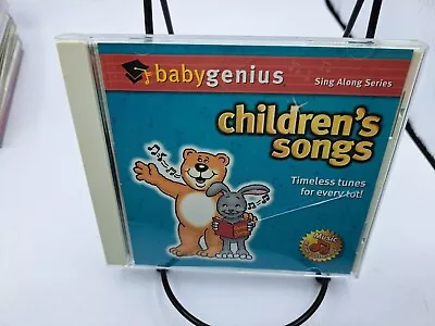 Baby Genius Sing Along Series Children's Songs CD • $6.99