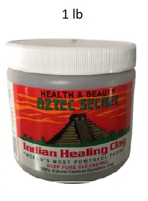 Aztec Secret Indian Healing Clay 1 Lb - 100% Natural Bentonite Clay • $27.66