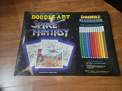 Vintage Original Doodle Art Space Fantasy 1980 • $39.99