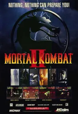 MORTAL KOMBAT II Movie POSTER 11 X 17 A • $11.95