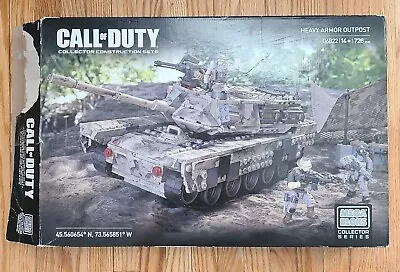 Mega Bloks Call Of Duty Heavy Armour Outpost Tank Incomplete New Pieces  • $73.58