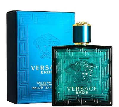 Versace Eros Eau De Toilette 3.4oz 100ml Men's Spray • $51