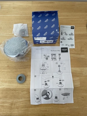 £50 • Buy GROHE Euphoria 110mm Mono Head Shower Spray Chrome 27237000