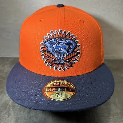 Oakland A's Hat New Era 59Fitted Hat Club Stomper Burnt Orange PRM 7 1/2 H32 • $31.10