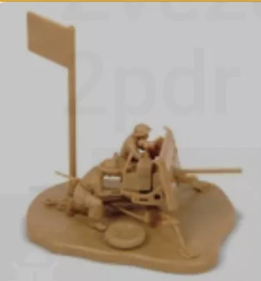 ZVEZDA 6169 British QF 2-PDR Anti Tank Gun With Crew WWII Model Kit 1:72 NEW • £12