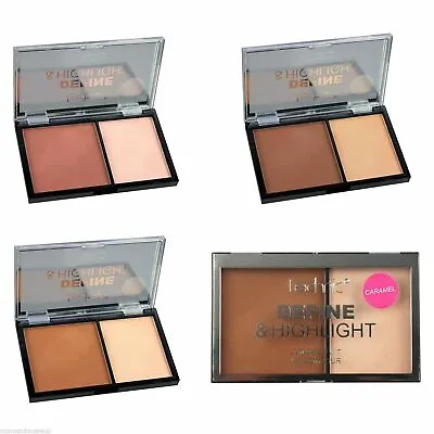 £2.89 • Buy Technic Define And Highlight Face Contour Kit Pressed Powder Bronzer Highlighter