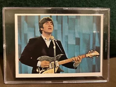 The BEATLES - 1964 Color Card Series #14 - Beautiful EX+/M-  RARE • $20