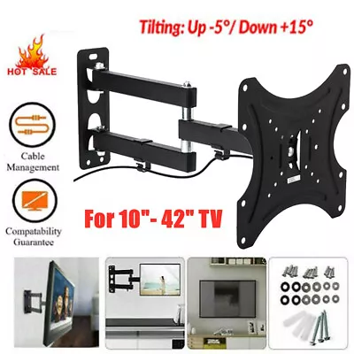 TV Wall Bracket Mount For 26 32 40 42 43 47 49 50 55 Inch Screen Monitor LED LCD • £11.39