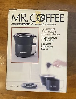 Mr. Coffee Quick Brew Microwave Coffeemaker- Never Used. Opened Box. • $5.95