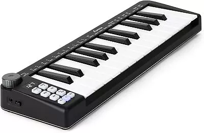 Asmuse Portable 25 Key USB MIDI KeyboardBluetooth Sensitive Keys MIDI Controller • $40.84