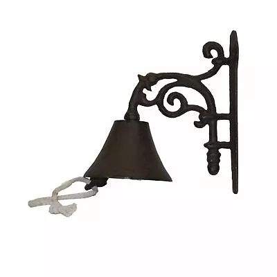 Metal Cast Iron Door Bell/Door Knocker Wall Mounted Traditional Decoration Style • £14.99
