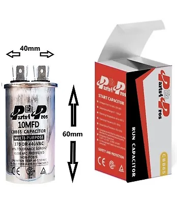 10uF MFD 370-440 VAC  High Quality Motor Run Oil Capacitors CBB65 10 UF • $8.47