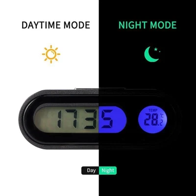 £3.79 • Buy LCD Digital Car Electronic LED Time Clock Thermometer With Backlight Auto Parts
