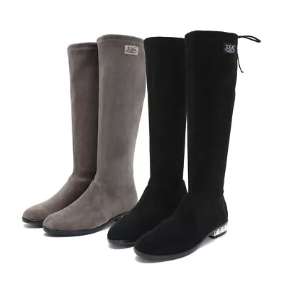$68.99 • Buy UGG Boots Womens Over The Knee Slip On Australian Premium Sheepskin Wool Insole