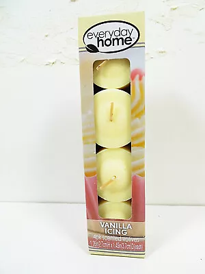 Votive Candles Scented Vanilla Votives Candle Scent Everyday Home 4 Pack Wax • $6.99