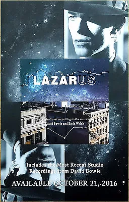 DAVID BOWIE Lazarus Soundtrack Ltd Ed New RARE Poster Display! Blackstar No Plan • $84.91