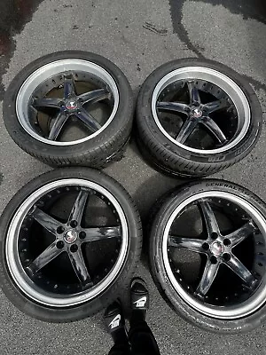 5x114.3   20” Mustang Rims Set Of 4 - Staggered Set • $450