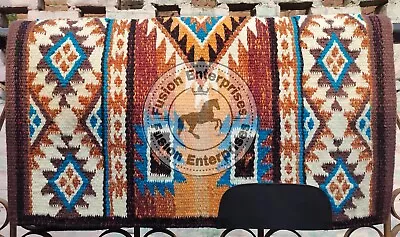 $115 • Buy Horse Western Ranch Saddle Pad Blanket With New Zealand Wool/Saddle Blanket