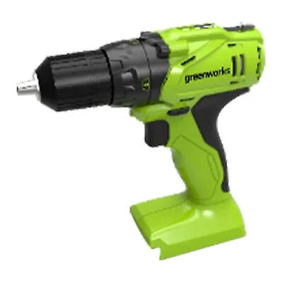 £49.99 • Buy Greenworks 24V Variable Speed Drill Driver (Battery And Charger Included)