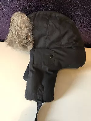 Fjallraven Vintage Original Rabbit Fur Aviator Trapper Hat • £48