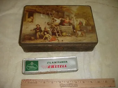 Vintage Large Artistic Candy Tin And A.W. FABER CASTELL Tin From Germany • $3