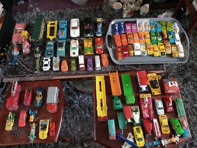 £60 • Buy Vintage 100 + Gorgi+ Dinky Toy Cars Etc+ Lesney Matchbox +supefast Cars, Trucks