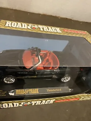 BLACK FORD THUNDERBIRD Maisto Road & Track Collectors Edition 1:18 Scale NEW • $34