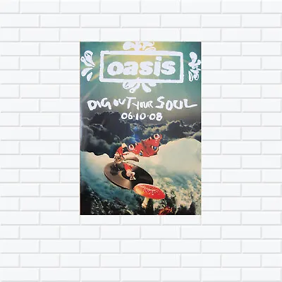 Original Oasis Dig Out Your Soul Promo Poster • £19.99