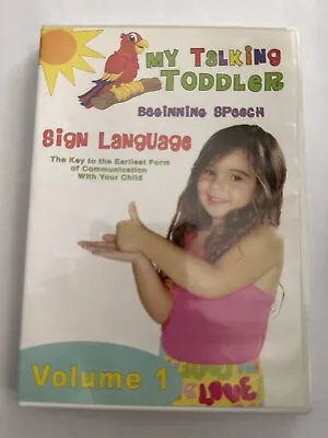 My Talking Toddler Beginning Speech - Sign Language - Volume 1 (DVD) • $6.24