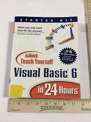 Teach Yourself Visual Basic 6 In 24 Hours - Greg Perry (Paperback 1998) • $17.75