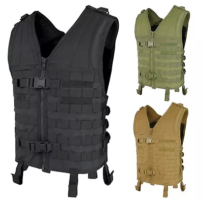 Condor MV Tactical MOLLE PALS Modular Adjustable Lightweight Heavy Duty Vest • $54.93