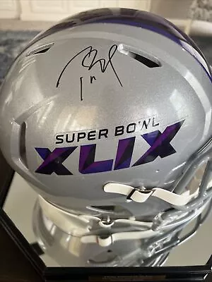 Tom Brady New England Patriots Signed  Super Bowl XLIX Champs Pro-Line Helmet • $1000