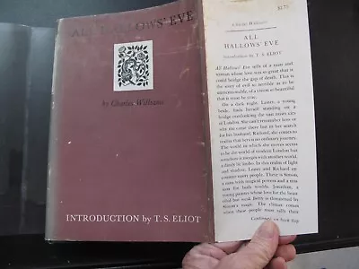 All Hallows' Eve Charles Williams T S Eliot 1948 Signed Artist Ossario Good Evil • $65